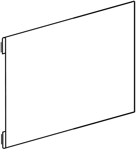 Pos Display Shop A5 Landscape - C Shape PVC Self Adhesive Wall Mount Sign Poster Menu Holder Sleeve Display - Pack of 10 - A5 (210mm W x 149mm H)
