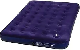 Colchão de Ar Infláve Solteiro, Com Bomba Manual, Superfície Aveludada, Tecnologia Fiber-Tech, para Camping e Uso Doméstico|Super resistente, ate 200kg