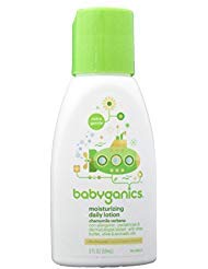 Babyganics - Moisturizing Daily Lotion with Chamomile Verbena - 2 Fluid Ounce Bottle - Pack of 3