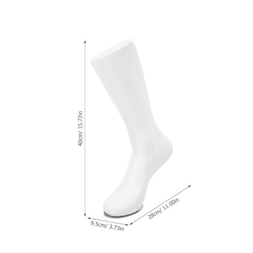 Maniquí de pie masculino magnético de plástico blanco con diseño realista 3