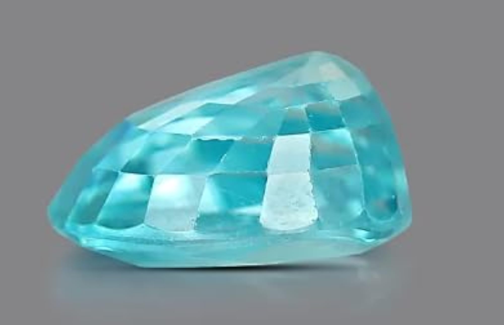 Original Certified Blue Zircon Stone, 5.90 Carat Gemstone