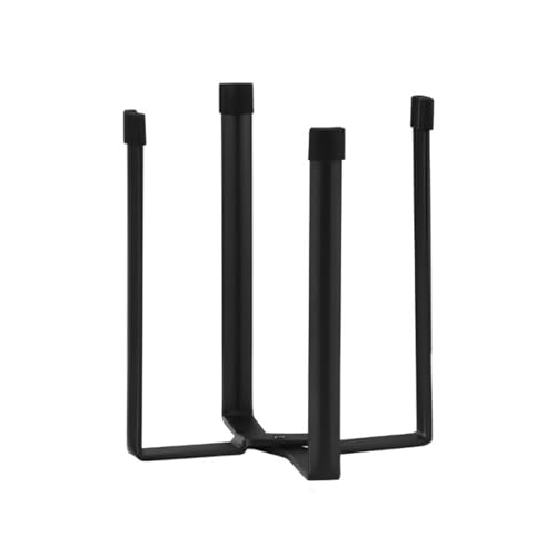 Eabdice Pieghevole Metallo Scola Bottiglie, Scolabottiglie Pieghevole, Scolabottiglie Pieghevole Asciugabottiglie，Adatto Per Bottiglie, Bicchieri e Sacchetti Per Rifiuti Di Cucina, Nero