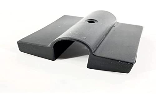 Cortassa, Embout à Capuchon en Plastique Mod. Double Centrale-Porte Remplacement pour Lattes 6 pièces, Noir, Completo Cover