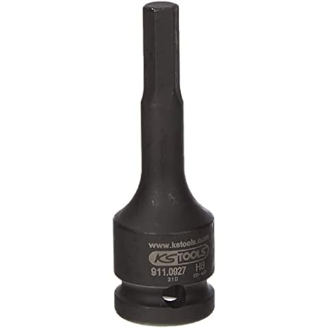 KS Tools 911.0927 1/2" Impact bit socket hexagon, 8mm Cover