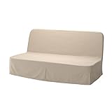 IKEA NYHAMN - Sofá cama de 3 plazas, con colchón de espuma, color beige