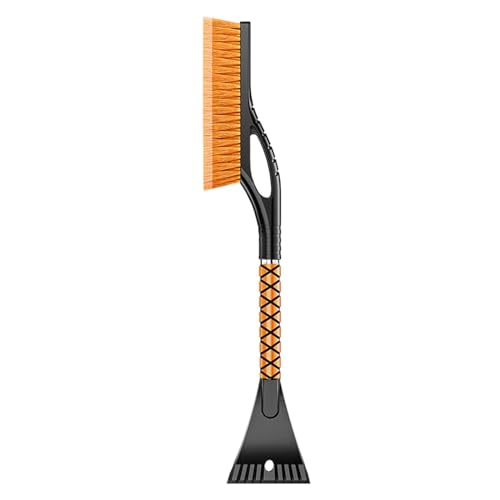 Rascador de hielo para coche, raspador de nieve para coche, pala de nieve antihielo para ventanas, cepillo de nieve con mango ergonómico, cepillo de nieve para coche extensible para Aut