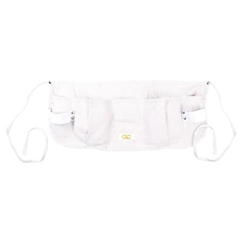 Custom Leathercraft Tool Holsters Waist tool aprons, White, Small US