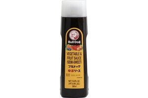 bull-dog tonkatsu sauce semi-sweet (vegetable & fruit sauce) - 16.9oz [12 units] (787811012155)