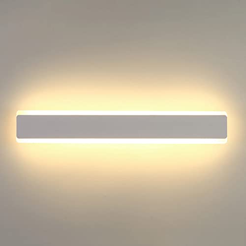Aplique de Pared de Barra Blanca LED, lámpara Larga, Luces de Interior, Accesorios Modernos, Aplique de Aluminio, luminaria