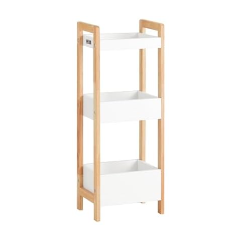 SoBuy FRG226-WN 3-Tier Bathroom Shelf Unit Cover
