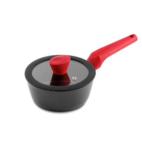 - Casseruola 100% riciclato alluminio rosso