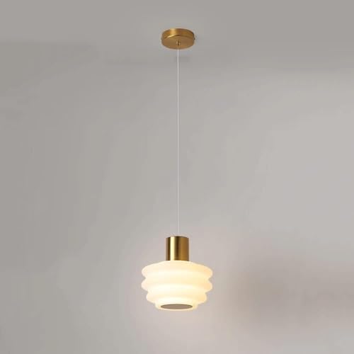 Luminaire suspendu nordique or et noir pour ilot cuisine et couloir