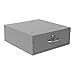 Stackbin 4-RBC-L Steel Workbench Drawer with Lock, Black Baked Enamel, 16" Length, 14" Width, 5" Height