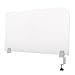 2Pcs 29'' × 18” Desk Divider Privacy Panel, Frosted Acrylic Table Top Sneeze Guard, Acoustic Wall Partition, Desktop Privacy Panel for Office Reduce Noise and Visual Distractions