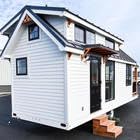 MOLVUS Tiny House On Wheels Shipping Container Homes Movable Prefabricated Green Modular Wheels Tiny Trailer House