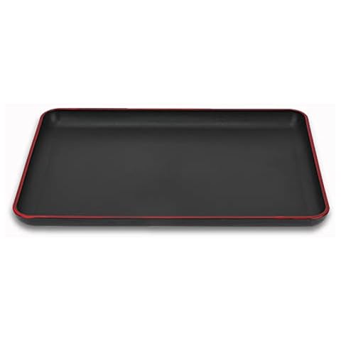Serviertablett rechteckig, umweltfreundliche Kunststoff Gastrotablett Antirutsch Servierplatte Cover