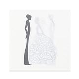 ☢Servilletas decorativas para bodas: nuestras servilletas decorativas de papel para bodas son decorativas. Son perfectas para bodas ya que son servilletas de papel blanco estampadas con un estampado de novios que simboliza el amor entre los novios.