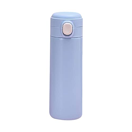 Youding Botella de agua aislada, taza de agua aislada con rebote, suministros de cocina para aulas, adolescentes, té chai negro, leche