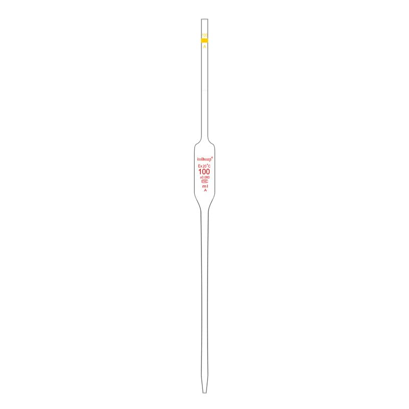 10er Set Volumenpipetten aus Borosilikatglas Einmark Bauchpipetten für Präzisen Flüssigkeitstransfer im Labor 1–100ml(2ml(10pcs))