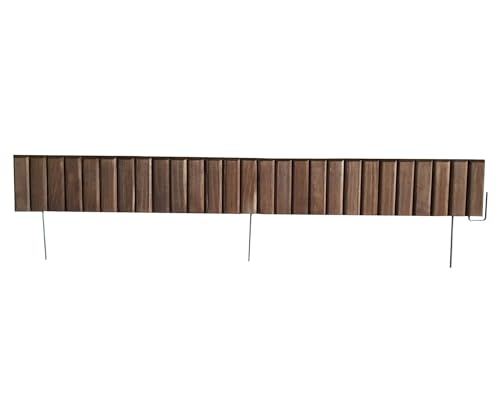 Flexible Brown Natural Lawn & Landscape Border Edging (10 Feet)