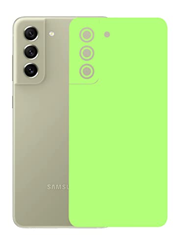 Image of AtOdds - Compatible for Samsung Galaxy S21 FE Mobile Back Skin Film Wrap with Camera Protector (Coverage - Only for Back & Camera) (Dark Glow)