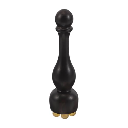 iplusmile Masajeador Facial de Madera Purpleheart con Diseño de Loto y Cuerno Gua Sha Ergonómico para Esculpir Contornos y Aliviar Presión Ocular Portátil y Duradero para Cuidado Piel y
