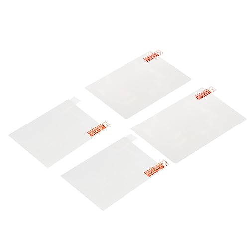 RASTKY Protector de Pantalla LCD Superior, Película Pet de Vidrio Transparente Resistente a los Arañazos, Dureza 9H, Alta Sensibilidad, 2X Vidrio Templado + 2X Película Pet, para Ventiladores