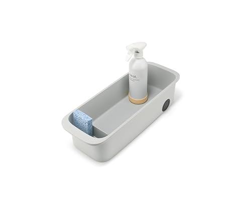 Joseph Joseph CupboardStore Carrito Organizador de Cocina con Ruedas, Almacenamiento debajo Fregadero, Plástico Reciclado