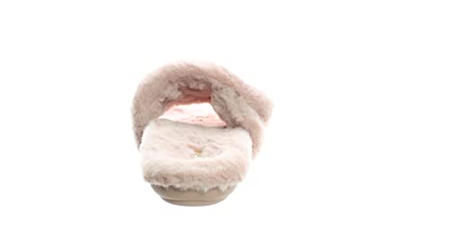 Vionic Women's Charkra Erma Slide Slipper - Comfortable Open Toe Spa House Slippers That Include Three-Zone Comfort With Orthotic Insole Arch Support, Slippers For Ladies Peach Shearling 7 Medium Us #TOP1