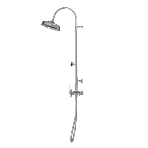 Image of Abbey 10 x 28 1 /2 Shower Faucet Set with Handshower, Chrome