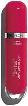 Revlon Ultra HD Vinyl Lip Polish, Liquid Lipstick, Cherry On Top, Cherry Red Gloss, 0.2 Fluid Ounce