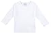 Lovetti Girls' Basic Long Sleeve Round Neck T-Shirt 4T White