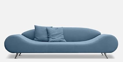 Egizmo Sofa Set Velvet Fabric 3 Seater Wooden Sofa for Living Room & Hallway & Bedroom (BLUE1)