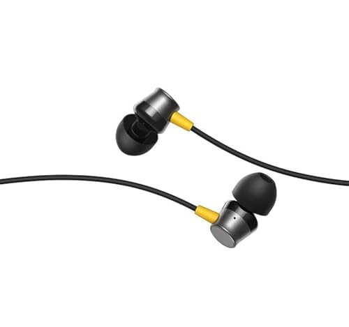 Image of Original Buds 3 Type-C for Realme GT Neo 6 - Hi-Fi Wired Earphones Designed for Balanced Audio, Deep Bass Output & Soft Ergonomic Grip (Black)