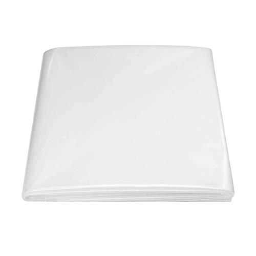 Baogu Weiß Teichfolie Gartenteich HDPE 16S für Fisch Teich Gardens Pools UV-Beständig reißfest umweltfreundlich (2m x 2m)