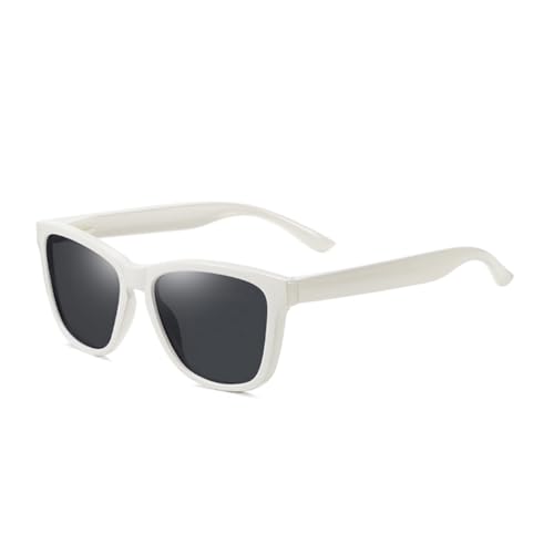 Lunettes de soleil femme beige gris chic avec verres colorés polarisés UV400