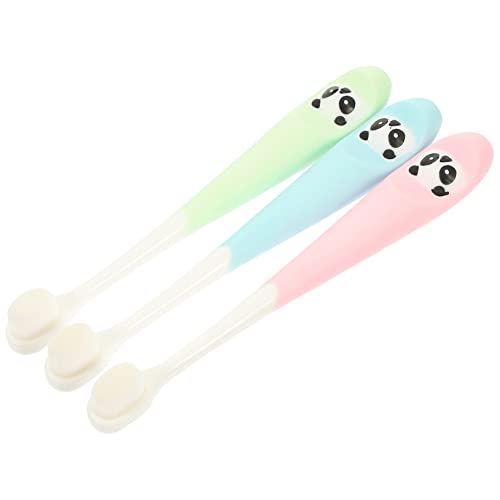 Veemoon 3er Kinderzahnbürsten Panda Design