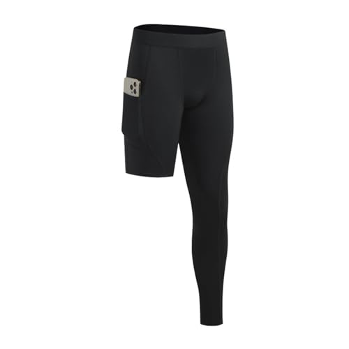 Valcatch One Leg Compression Tights Long Pants Basketball Sports Gear Base Layer Underwear Active Leggings for Men Youths Boy