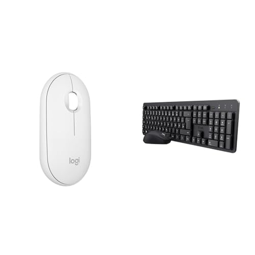 Logitech Pebble Mouse 2 & Trust Ymo II Leise Tastatur Maus