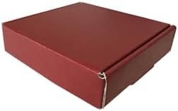 ユーパッケージ ダンボール ギフトボックス 60サイズ 265x120x40mm 200枚 赤色 サイド差込タイプ 厚さ1.5mm