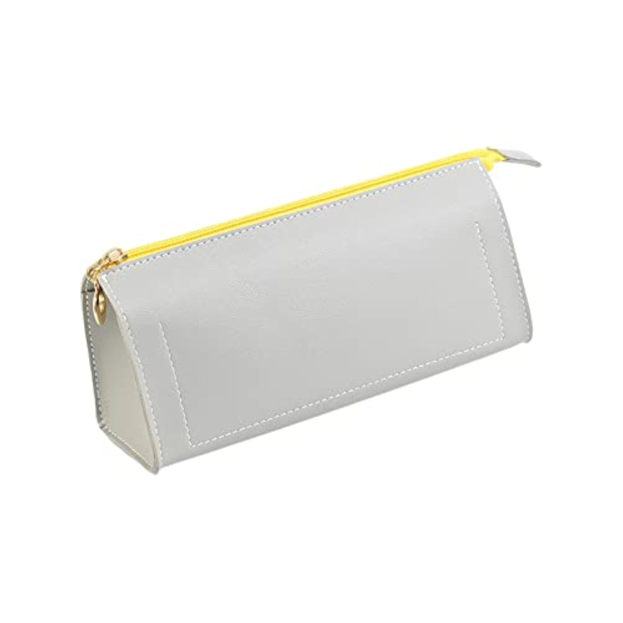 Portable PU Leather Pencil Pouch for Office and Home