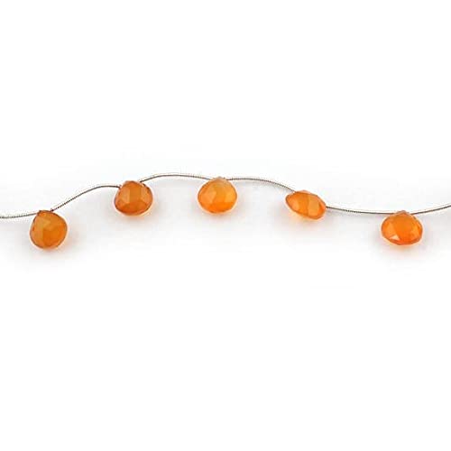 Perles cornaline cœur 12mm idéal pour créer un cadeau de fête des mères unique