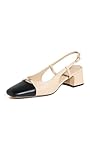 Sam Edelman Tarra Pump Summer Sand/Black 8 Medium