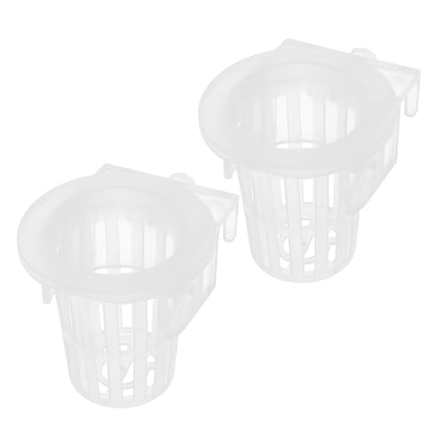 DRESSOOS 2個 吊り下げ水族館プランター 大きな植木鉢 水族館用ハンギングプランター 水生の ハンガー バスケット 植木鉢 アクアリウム用 水草ホルダー 水族館用品 水族館の植木鉢 ア ル