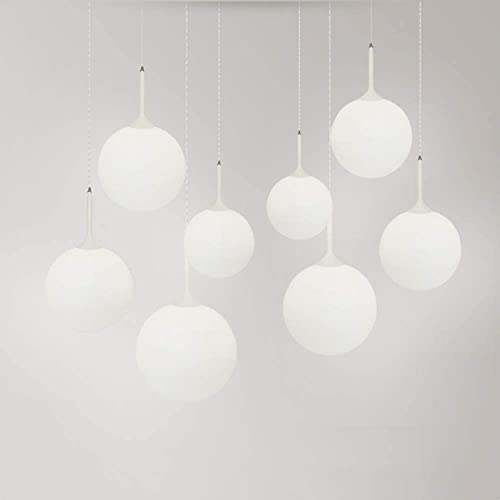 Chandelier de techo moderno en vidrio soplado para iluminación de interiores 3