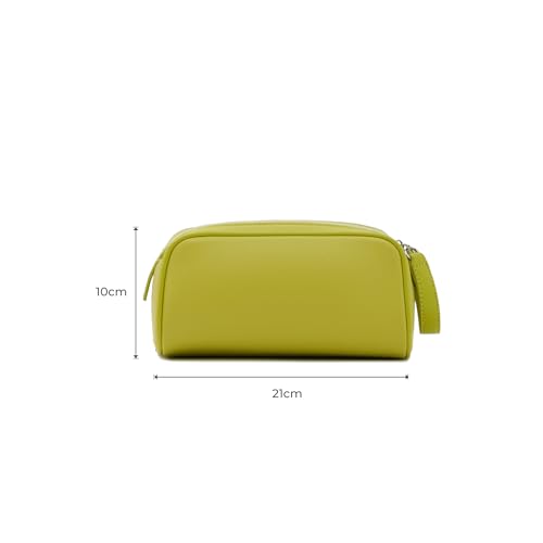 Image of Miraggio Joyce Travel Pouch | Unisex Pouches for Travel & Everyday Use | Makeup Storage | Sanity Kit | Utility Pouches (Green)