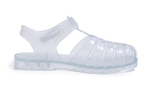 Image of GUGUYeah Jelly Sandals for Girls,Closed Toe Princess Costume Summer Dress Shoes Fisherman Gladiator Water Beach Flat Sandals for Toddler /Little Kid /Big Kid