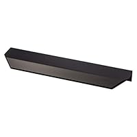 Gedotec meubelgreep zilver kastdeur greep keuken gebogen handgreep - VINO | greep aluminium naturel geanodiseerd | ladegreep gebogen | boorafstand 128 mm | 1 stuk - bar greep kastdeur met schroeven