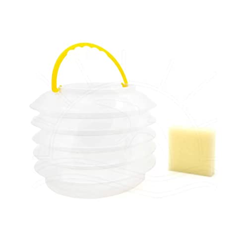 Balde Lava Pincel Plástico 15040