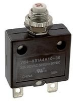 TE CONNECTIVITY / POTTER & BRUMFIELD W54-XB1A4A10-30 CIRCUIT BREAKER, THERMAL, 1P, 250V, 30A (5 pieces)